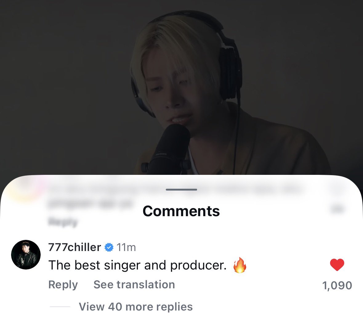 LHSGlobalTeam's tweet photo. [🎥] INSTAGRAM | 260619

Producer 777Chiller left a comment on EVAN’s latest Instagram post:

“The best singer and producer. 🔥”

#EVAN #에반 #ヒスン #李羲承 @h_evva_n @evan_officialJP