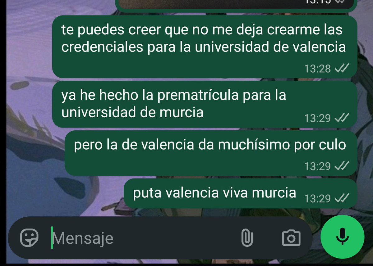 _Lonve's tweet photo. Hoy he querido hacer la prematricula y madre mia.
- Pido la certificación académica del grado superior. Mi nota aparece como "0.000". Tengo que esperar a que la corrijan y me la manden correctamente por correo (7.796)
-La página de la UV no me deja crearme credenciales...
=⁠_⁠= https://t.co/d7LFPhcOUV