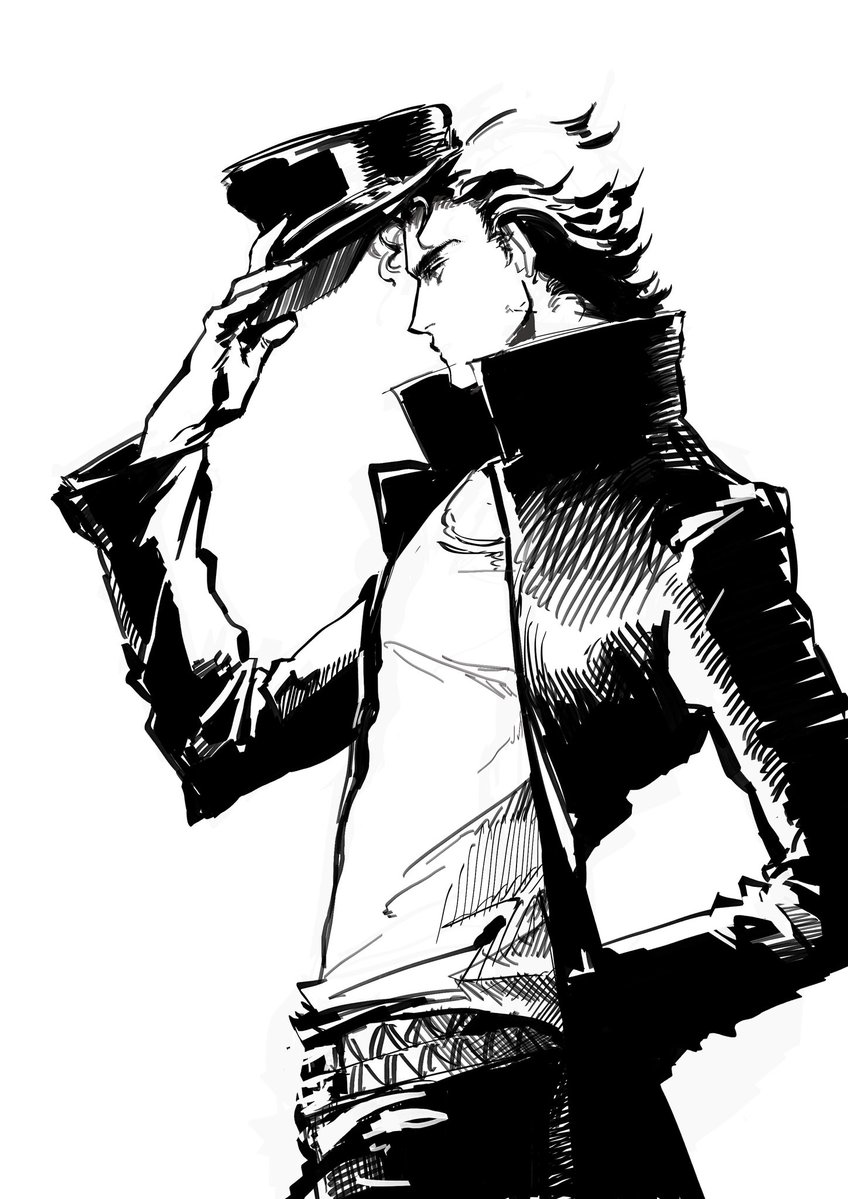 ooo0c3's tweet photo. 친구한테 뜯어낸 죠타로 그림 https://t.co/P3HW76HeUd