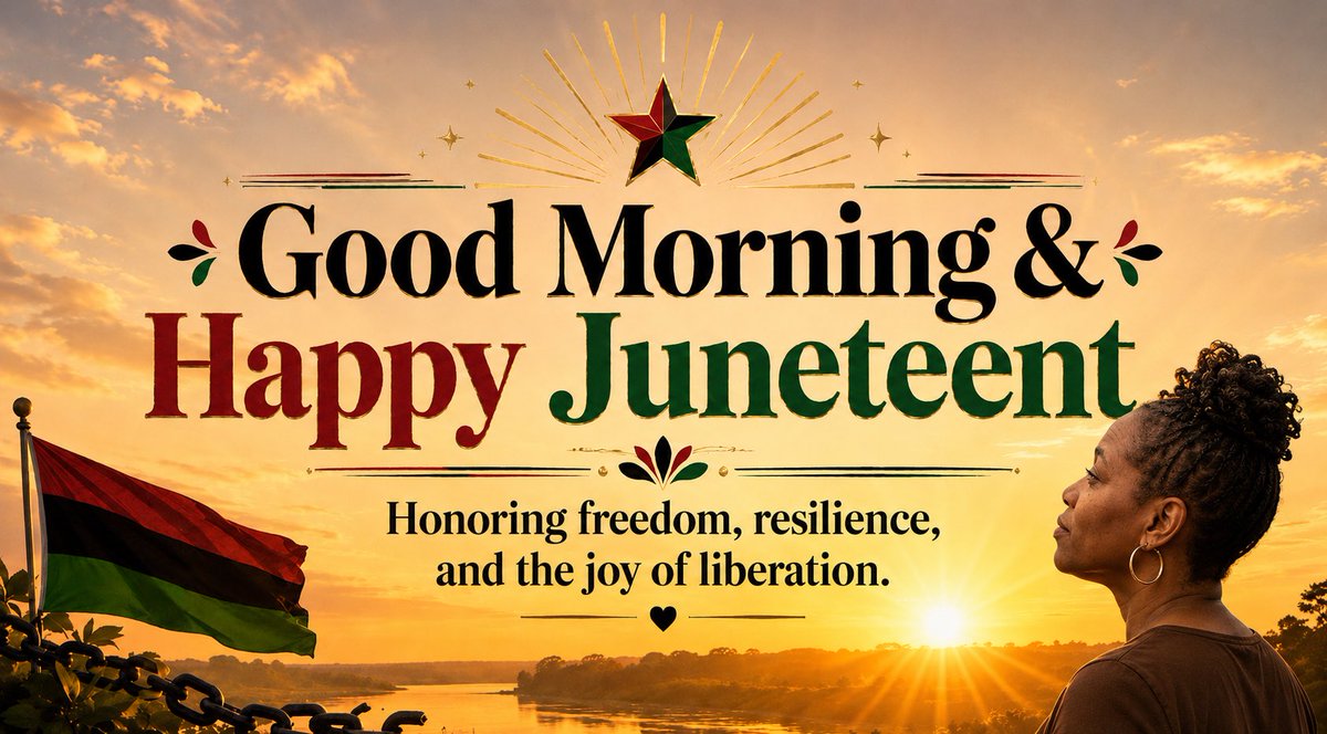 iamjustTINA's tweet photo. #Juneteenth https://t.co/hx7MeThmAu