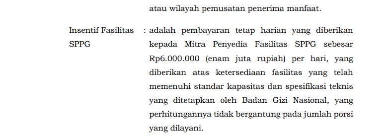 ferrykoto's tweet photo. Juknis BGN ini yang jadi dasar kontrak PKS dengan Yayasan-Mitra program MBG.

Jelas sekali dari juknis ini sudah dirancang uang negara/APBN terus mengalir Rp6juta perhari, selama 311 hari dalam setahun. Tak peduli anak sekolah atau libur, harus dibayar dan beroperasi.

Heran, Juknis dan PKS seperti ini koq bisa disetujui dan lolos dari Presiden Prabowo. 

Jelas-jelas ini membuat APBN bocor terang2an.