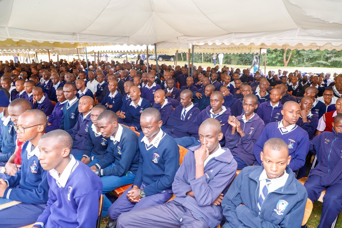 AlexKWachira's tweet photo. Honored to join the students, parents, staff, and fellow alumni of Chinga Boys High School for a prize-giving ceremony, graced by PS Dr. Raymond Omollo, as we recognized and celebrated the outstanding achievements of these brilliant students.

We also broke ground for the construction of a modern multipurpose hall that will serve as a student dining area, alongside a modern theatre that will strengthen the school’s participation in co-curricular activities such as drama and music festivals.

Additionally, we commissioned an institutional biogas plant installed by the State Department for Energy, a project that will reduce reliance on firewood, lower operational costs, and contribute to environmental conservation.

It is inspiring to witness the students’ achievements being celebrated and to encourage them to keep working hard, aim higher, and continue pursuing excellence in their academic and personal growth.