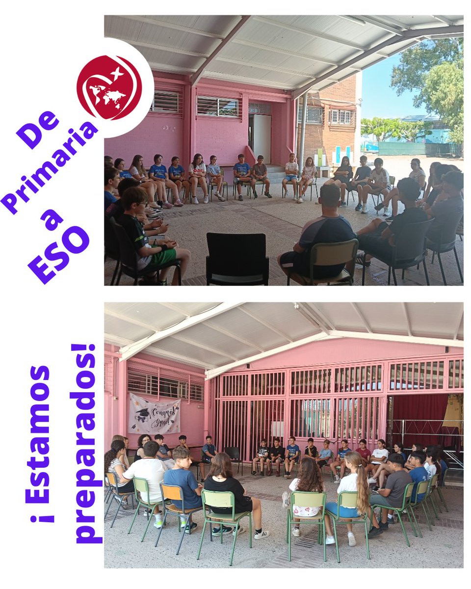 SMS_Valencia's tweet photo. La clase de 6º de Primaria, nos reunimos con delegados y delegadas de Educación Secundaria acompañados de profesores, nos ayudan y aconsejan para nuestros primeros pasos en la ESO cuando volvamos de vacaciones. ¡A por ello!
#colegiosantamagdalenasofiavalencia #somosFESB #escuela https://t.co/jml7ugymFw
