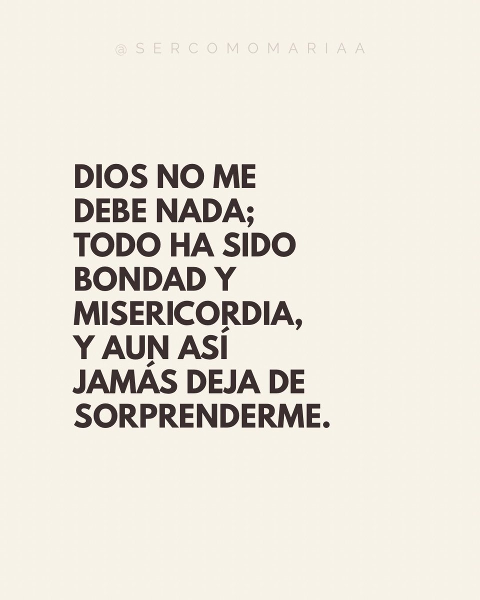 sercomomariaa's tweet photo. No me siento merecedora de nada, pero aún asi la bondad de Dios es grande.

Muchas veces mis limitaciones me apartan de su amor, y de cualquier manera él nunca deja de buscar mi corazón. https://t.co/8CMCudHh3l