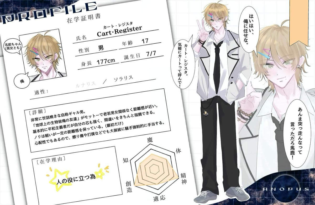 ANOPUS_TL's tweet photo. ⋆. ݁┈┈┈┈┈┈┈┈┈┈┈┈┈┈┈┈┈┈ ݁.⋆

✧SOLARIS
✧  Cart Register - カート・レジスタ -

「あんま突っ走んなって言っただろ馬鹿！」

⋆. ݁┈┈┈┈┈┈┈┈┈┈┈┈┈┈┈┈┈┈ ݁.⋆

⁦#ANOPUS_仮CS https://t.co/9wkMVCPpJb