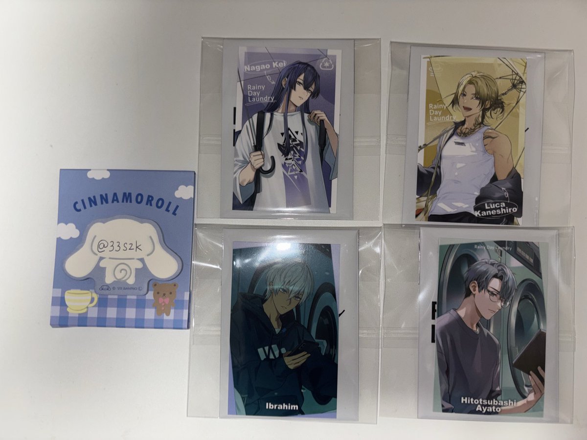33szk's tweet photo. Rainy Day Laundry ランダムフォト風カード 交換

譲:画像1

求:画像2参照

同種同士の交換優先
郵送交換希望📮

気軽にお声かけください！ https://t.co/VBjlf5LmML