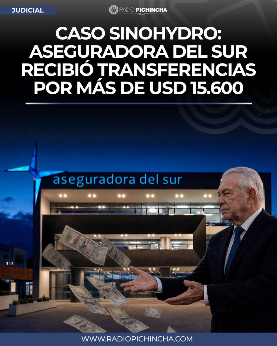 radio_pichincha's tweet photo. ⚖️#Judicial | Empresas vinculadas a Conto Patiño habrían transferido dinero a esta compañía en la que Juan Fernando Cevallos Guevara -esposo de la periodista Janet Hinostroza- figura como vicepresidente de Negocios.
#LaRadioDeLasNoticias 
Los detalles⤵️
https://t.co/L0YeANEOmE https://t.co/URyxIgYeNh