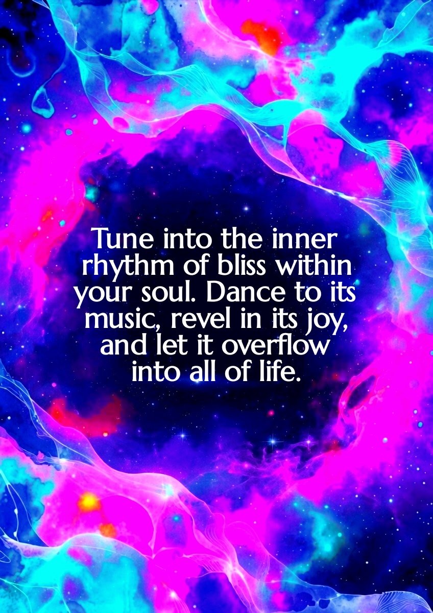 CallsToMind's tweet photo. Tune into the inner rhythm of bliss within your soul. Dance to its music, revel in its joy, and let it overflow into all of life.

#bliss #blissvibe #innerjoy #innermusic #awakening https://t.co/3C3tFsAF8p
