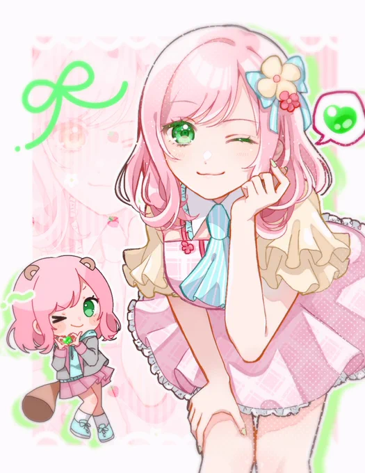 ぽちゃん描いた