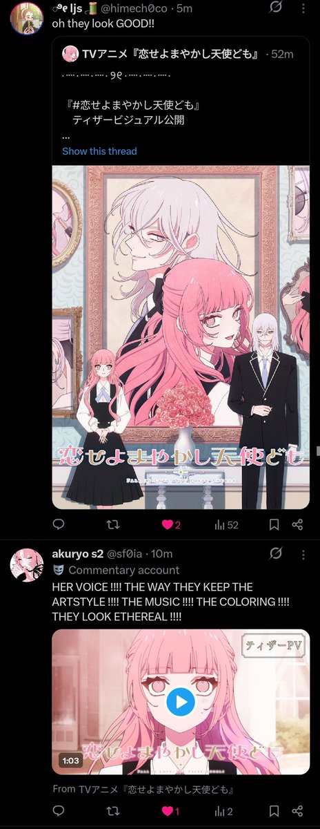 tamaescence's tweet photo. whole tl shoujoing the fuck out, we're sooo back 😭 https://t.co/x9aNp6LEy5