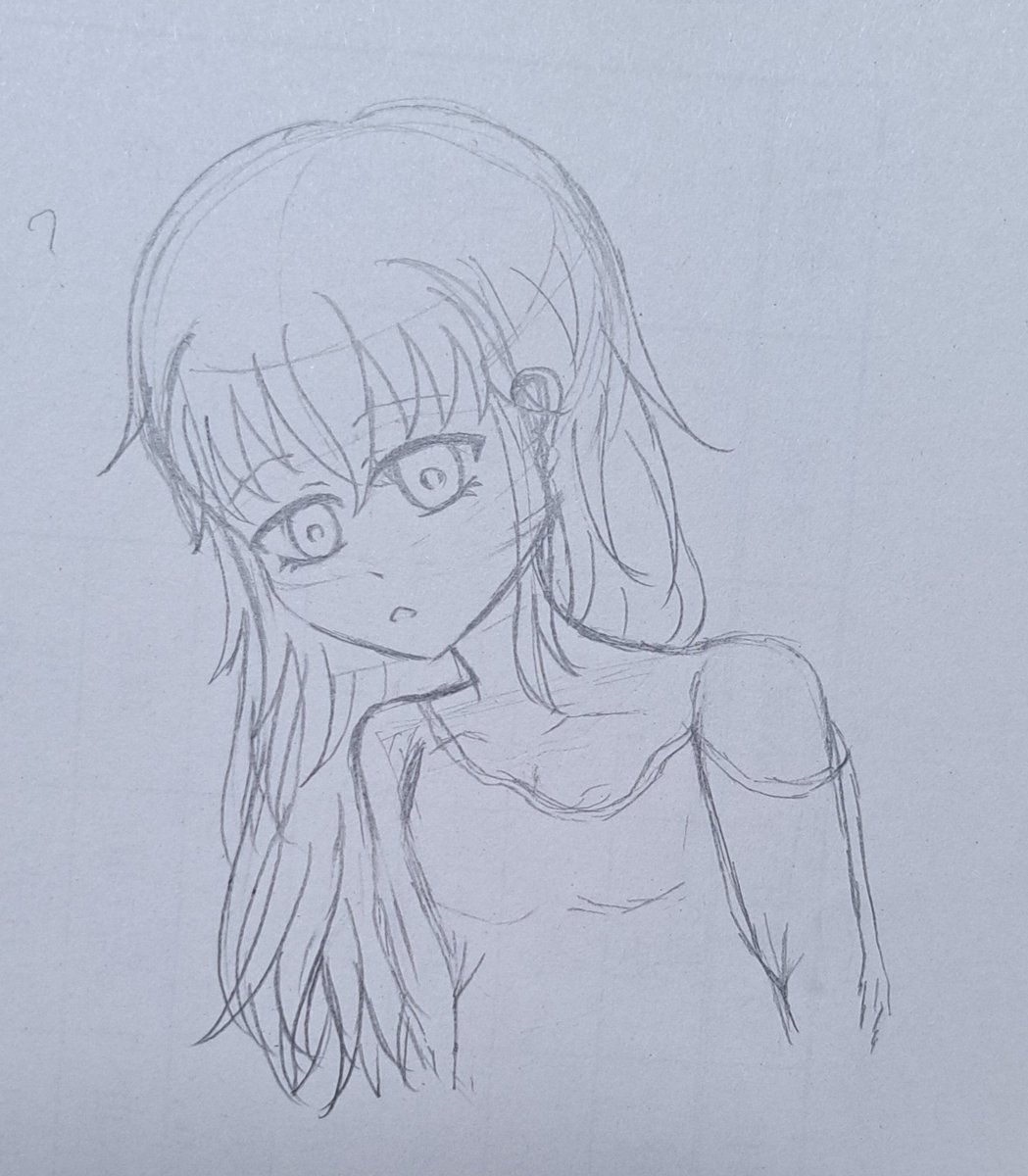 Hoshimi0401's tweet photo. 去年描いたユリちゃんの他のイラストプラス今回のラフも...… https://t.co/MW2ydXAAf2