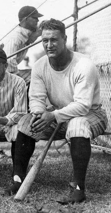 nut_history's tweet photo. Lou Gehrig was born on this day in 1903.

Happy birthday, Lou. https://t.co/CFzhHSpeuy