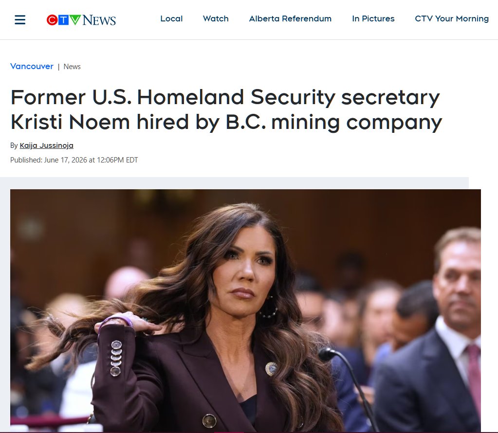 lvurd72727338's tweet photo. THE STARS ARE STARTING TO ALIGN FOR NRED

Global copper demand is projected to rise from 28 million tonnes to 42 million tonnes by 2040, and that's exactly why I'm bullish on NovaRed Mining Inc.

The company controls 16,078 hectares (39,726 acres), has a 70% earn-in opportunity, 3 drill-ready targets and a MetalCore platform with 2.7M+ records.

Then add Kristi Noem. Before $NRED she served in Congress, as Governor and later Homeland Security Secretary. Her experience in infrastructure and strategic resources fits perfectly with where the copper market is heading.

The stock closed at C$2.00 (+6.38%).

Target: C$3.00-C$3.50

Trade at your own risk. This is just my take, not a recommendation.

$ADTX $NVDA $NOW