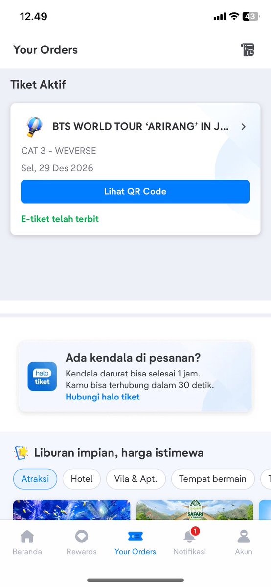 ggukdore's tweet photo. anyway gw akan abadikan ini walaupun bukan tiket ku soalnya cm bantu temen tp ternyata TANGANKU MASI WANGI??? https://t.co/55davptSE4