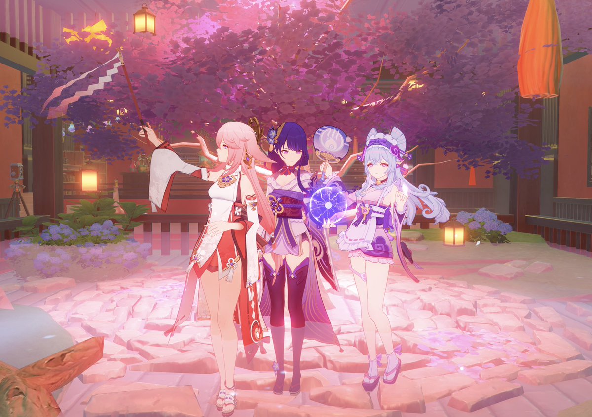 kiraramonhare's tweet photo. @mmmmei000 喜んでもらえて嬉しい😆ミカちゃんの美しい幻境で美女たち撮らせてもらって眼福だったよ✨

爆発の剣取り出すモーション好きだから撮らせてもらったんだ🩷
元写真も載せとくね📷 https://t.co/ora9uLJe8A