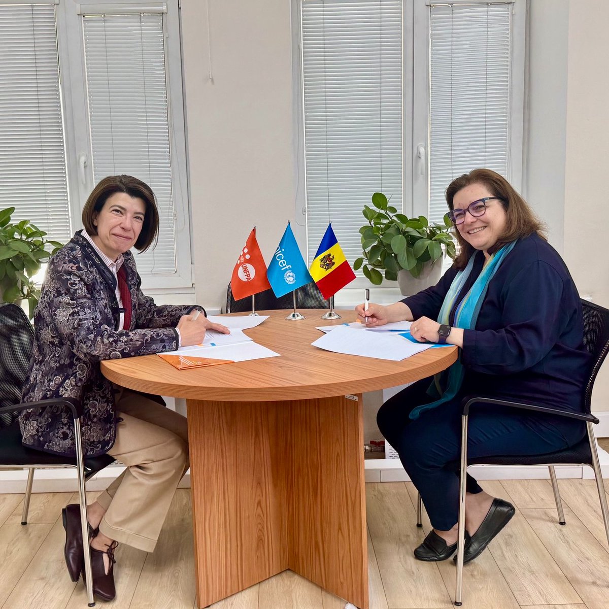 DamajMaha's tweet photo. @UNICEFMoldova joining forces with @UNFPAMoldova to build #EmpowerAI — the first #AI-powered intelligence layer integrated into Moldova’s national #VioData platform, helping protect women and girls from digital violence and making all spaces safer — online and offline. https://t.co/IuLObfUq4U