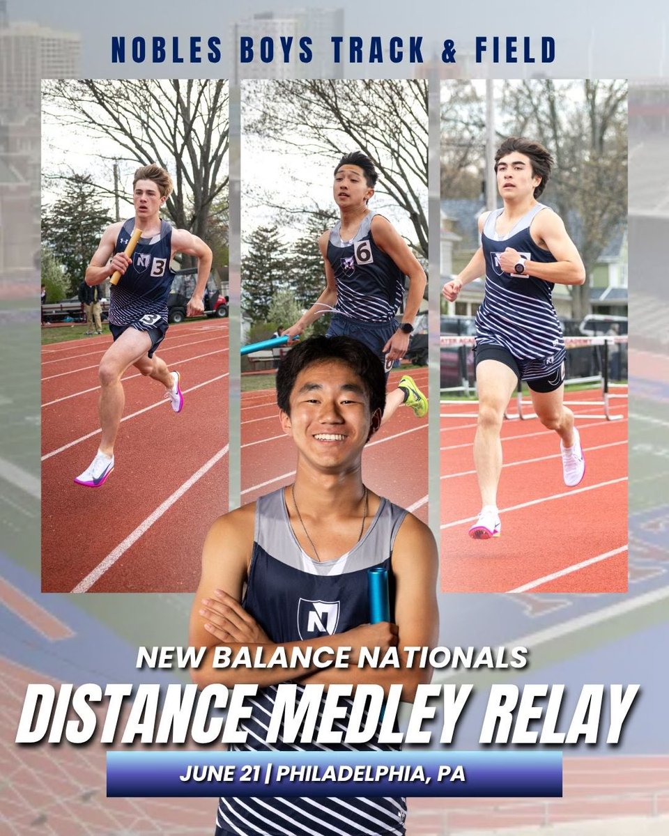 ISLSPORTS's tweet photo. NoblesAthletics: Best of luck to our Distance Medley Relay Team competing at the New Balance Nationals this weekend at Franklin Field Stadium in Philadelphia. BV Track &amp; Field Squad: Anran Liu, Alex Cheng, Henry McLane &amp; Jaden Huang. #LetsGoDawgs https://t.co/oGRspKyeYf