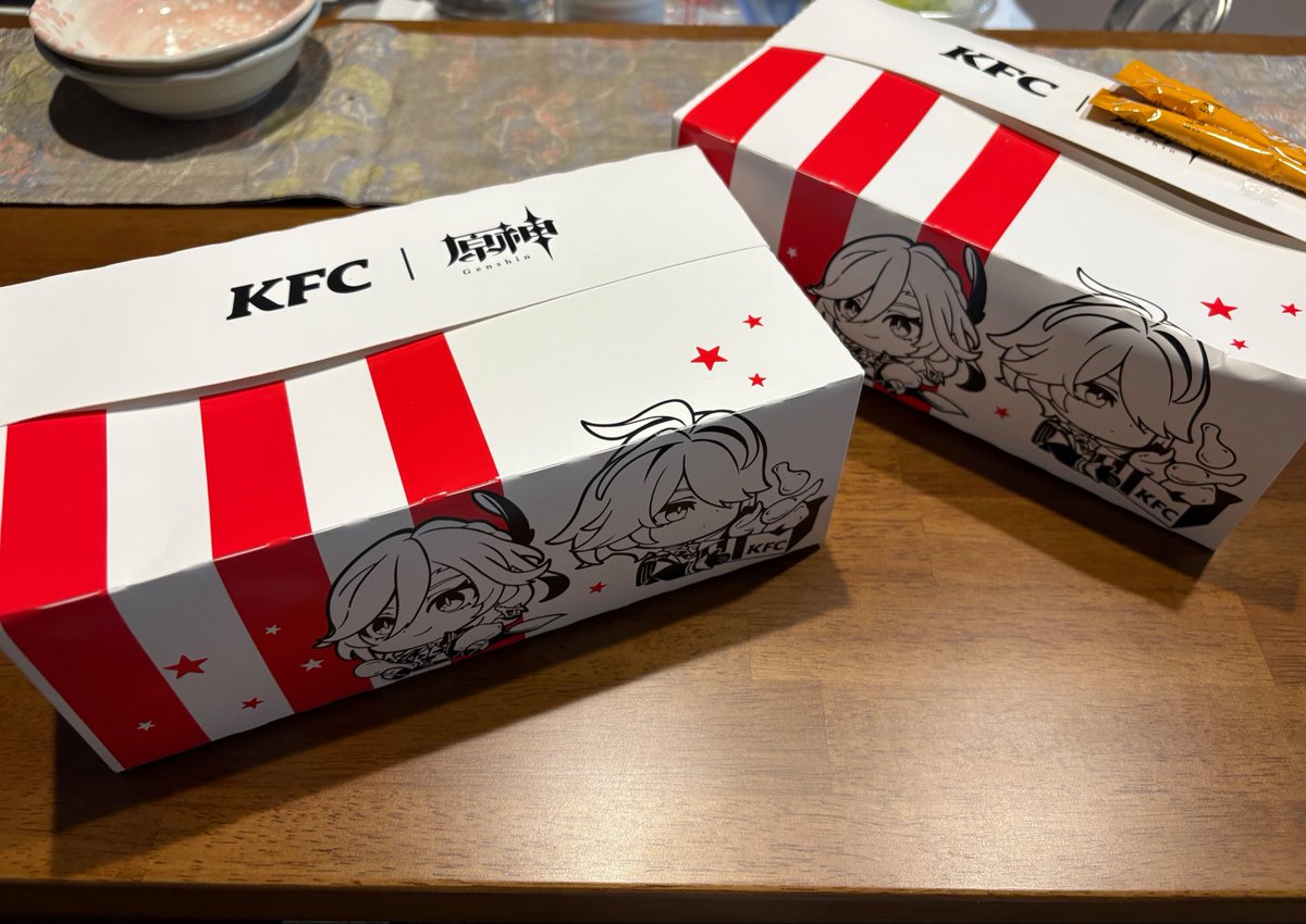 美味かったです🤤 #ケンタッキーコラボ #原神