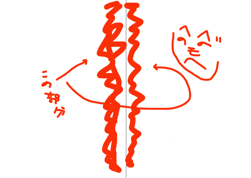 Mate_L_Mk2's tweet photo. 近年は「紙媒体」の本より「電子媒体」の本が中心なのですが、配信される際に原稿の小口側（紙媒体だと綴じている側。奇数ページなら向かって右）まで描きこんじゃう作家さんが多いですが、見開きで見た場合左右のページが繋がって非常に読みにくいです。多分読者を気にしていないんだろうなぁ… https://t.co/Iw0aZBnolP