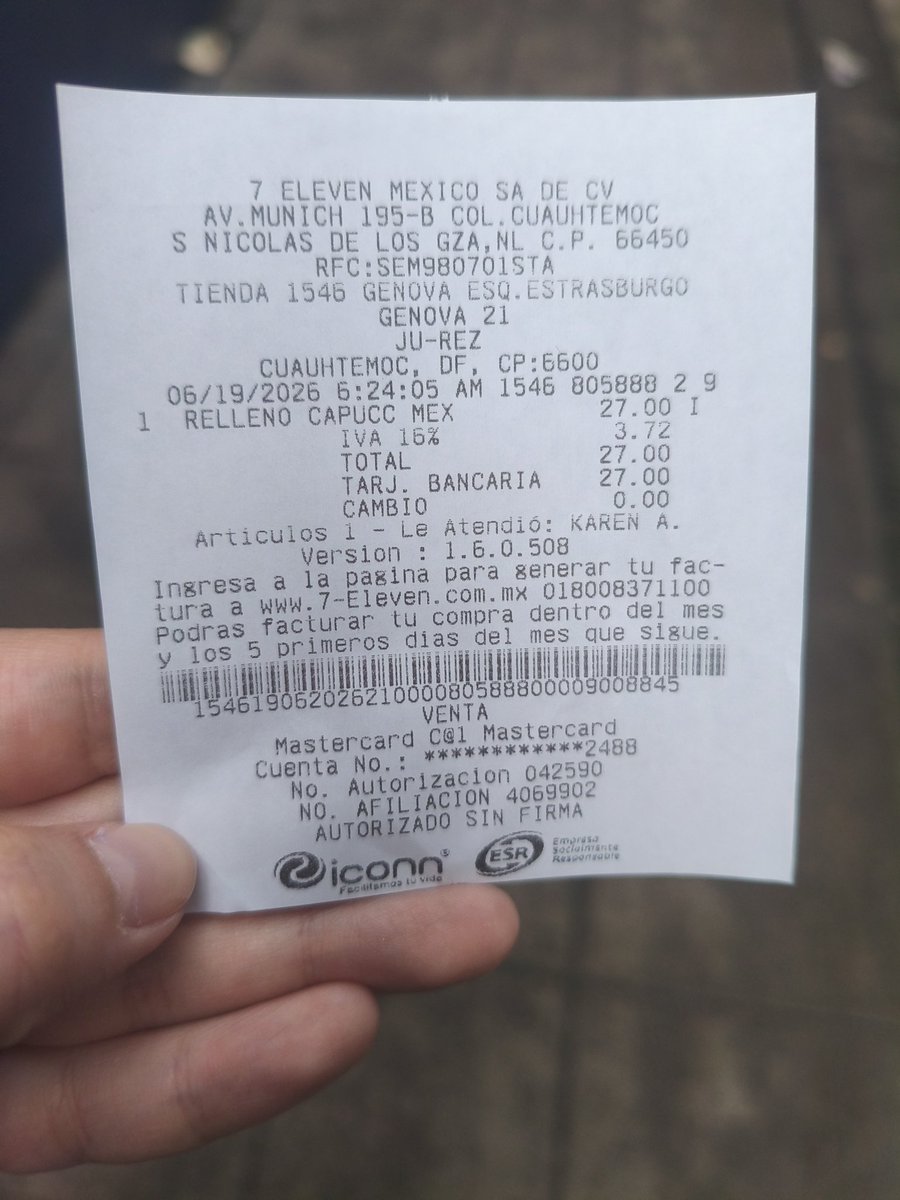 KroskyP's tweet photo. @7ElevenMexico Que paso 7eleven? Hace un par de meses el relleno lo cobrabas a $19.. y hoy está a $27 🫠 por qué el incremento? O me están cobrando mal? https://t.co/HeRMyu0ntY