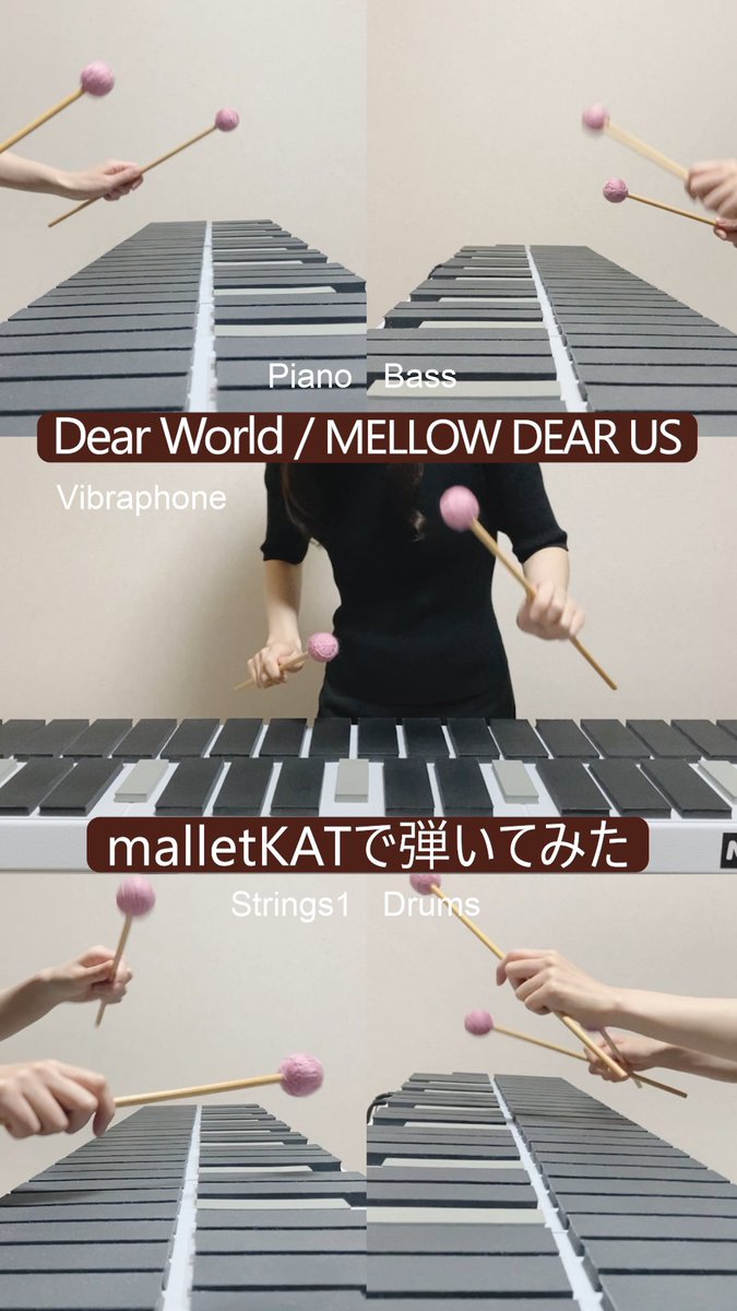 miduki_doumon's tweet photo. ✈️🍫ショート動画公開🍫✈️

MELLOW DEAR USの「Dear World」
をmalletKATで演奏しました🎹

▼YouTube shorts
https://t.co/aHXFpy1oyo

望見様お誕生日おめでとうございます🩷🍫
メロアスの曲初めて弾いたのでぜひご視聴ください！🙏🎧

#円果望見誕生祭2026 #弾いてみた https://t.co/KppuMrqbFr