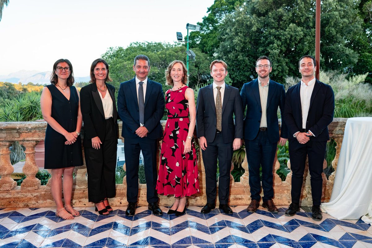 Ambassador McCullough with staff from the Embassy in Rome and the Honorary Consulate in Palermo