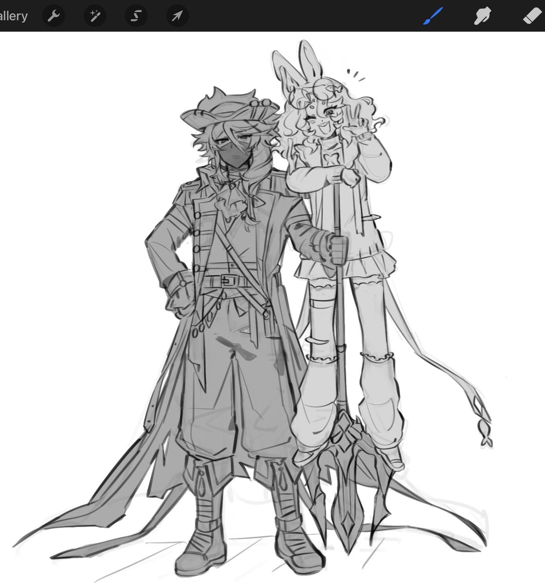 xumimi_mcyt's tweet photo. sketch req on my server you're telling me tt just made a duo name for this when I'm just a FAN https://t.co/wunAktOris