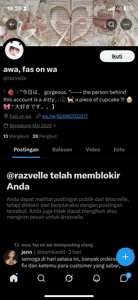 dezeilaa's tweet photo. abis dapet transferan di blokir wkwk #zonauang #zonajajan https://t.co/oUJxb4UCWS