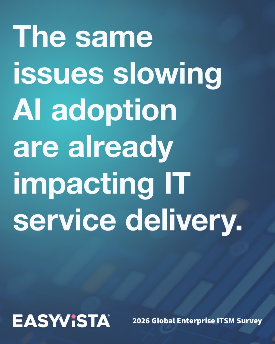 EasyVista's tweet photo. #AI can accelerate service operations, but scaling consistent outcomes requires the right operational foundation.  

Our latest research found that only 12% of organizations describe their ITSM operations as fully mature and proactive. 

Download: https://t.co/ZKF7B9hhin https://t.co/LdpYeWBRbt