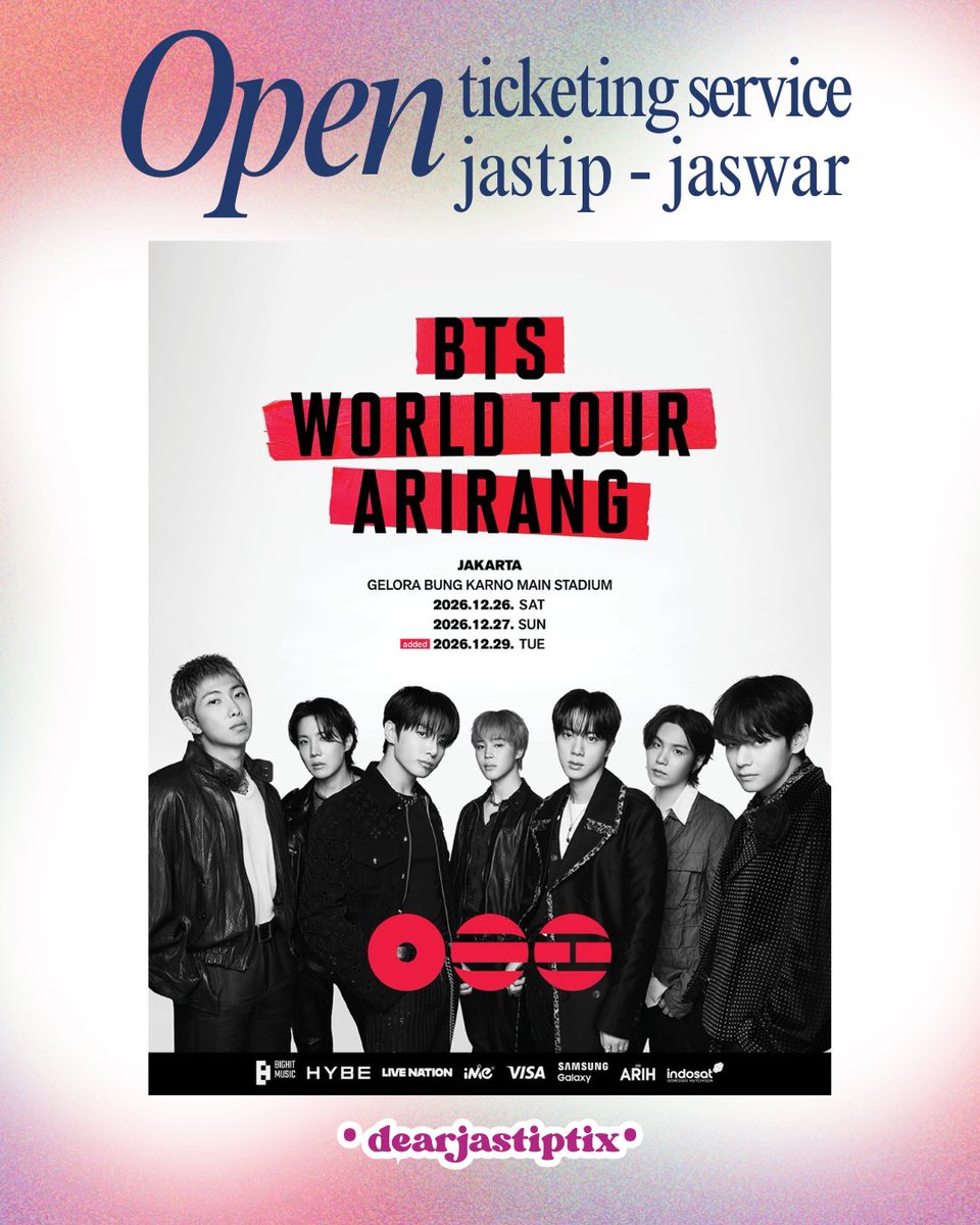 JASTIP JASWAR TICKETING SERVICE tweet media