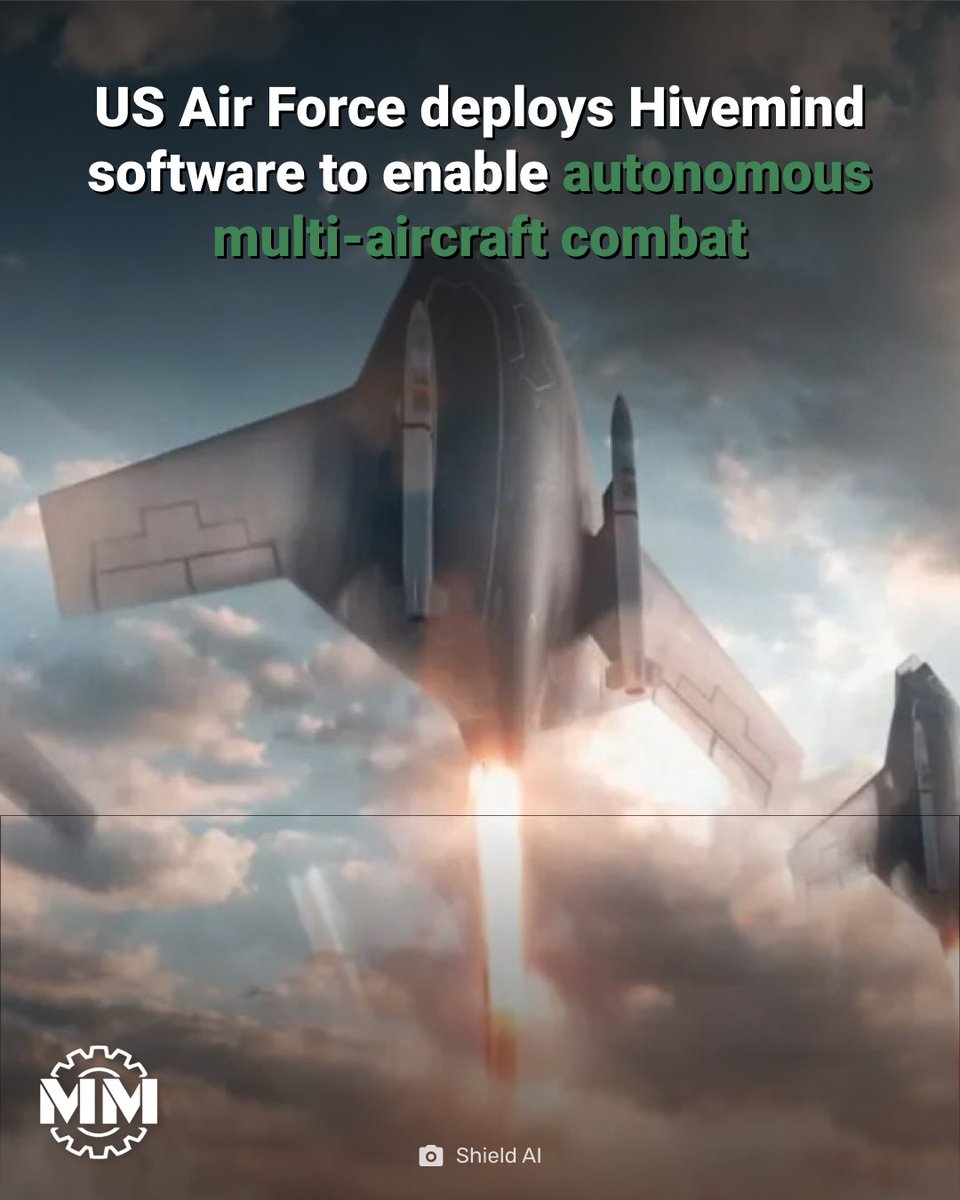 MilitaryMechs's tweet photo. The US Air Force wants autonomy software that can evolve faster than aircraft designs.
https://t.co/mtGgrlL4NJ
#AutonomousWingman #CollaborativeCombat #AirForceAI https://t.co/tbAzJj8a2H