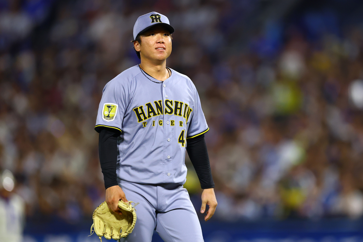 TigersDreamlink's tweet photo. ／
#JERAセ・リーグ 速報⚾
＼

本日の #月間JERAセ・リーグAWARD ノミネート選手はこちら✋

7回3失点勝利投手の #村上頌樹 選手です。

ノミネート選手はこちら　https://t.co/fYLQdIZoKS
JERA協賛特設ページ　https://t.co/gqap1AWR9w

#JERA #灯セ #阪神タイガース https://t.co/1YCfxnpT4d