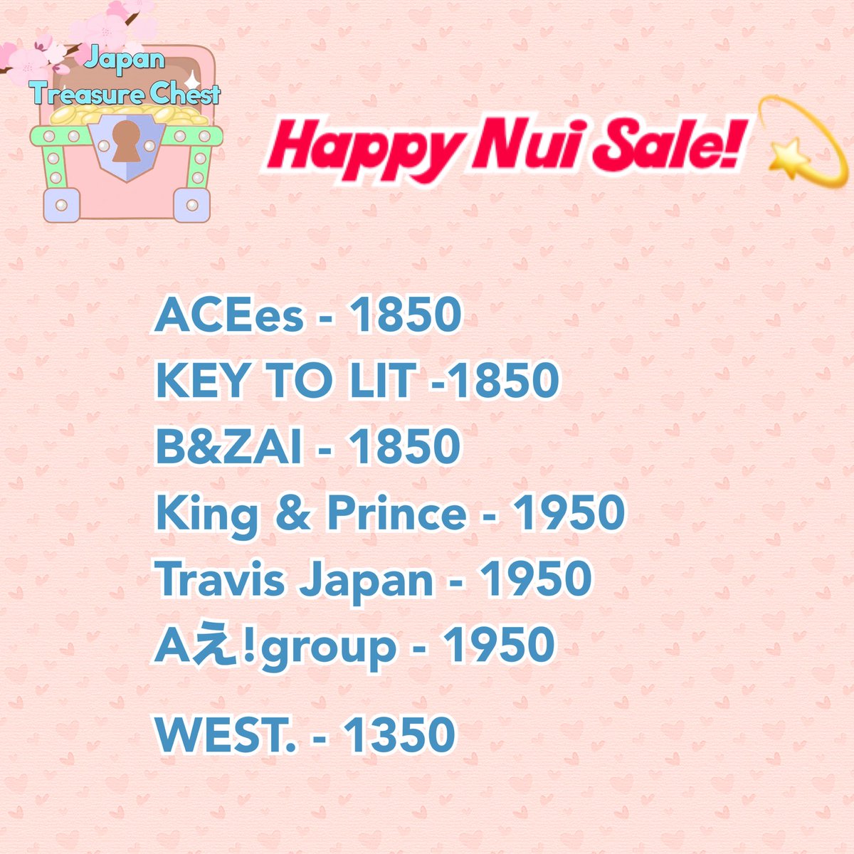 JapanChest's tweet photo. Happy Nui Collection 

Pre-order

Deadline: July 27, 2026
ETA: August 2026

Pre-orders will only require 50% downpayment and includes international shipping. https://t.co/YTWdUHnrYj