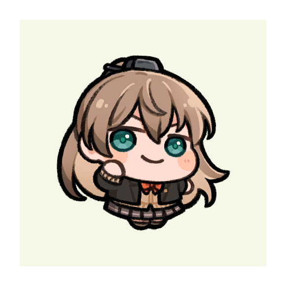 鈴谷(艦隊これくしょん) 「ミニアクスタになる予定の鈴熊」|すもっふのイラスト