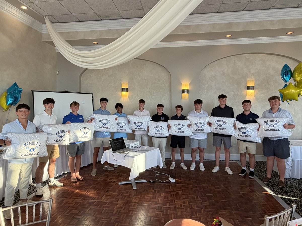 Paclaxbc's tweet photo. The Mahopac Lacrosse End-of-Season Dinner was a huge success! Thank you to everyone who helped make this season so memorable. Wishing our seniors all the best in their next chapter, and good luck to the boys as they prepare for the 2027 season🥍 https://t.co/OKwH5DaIuP