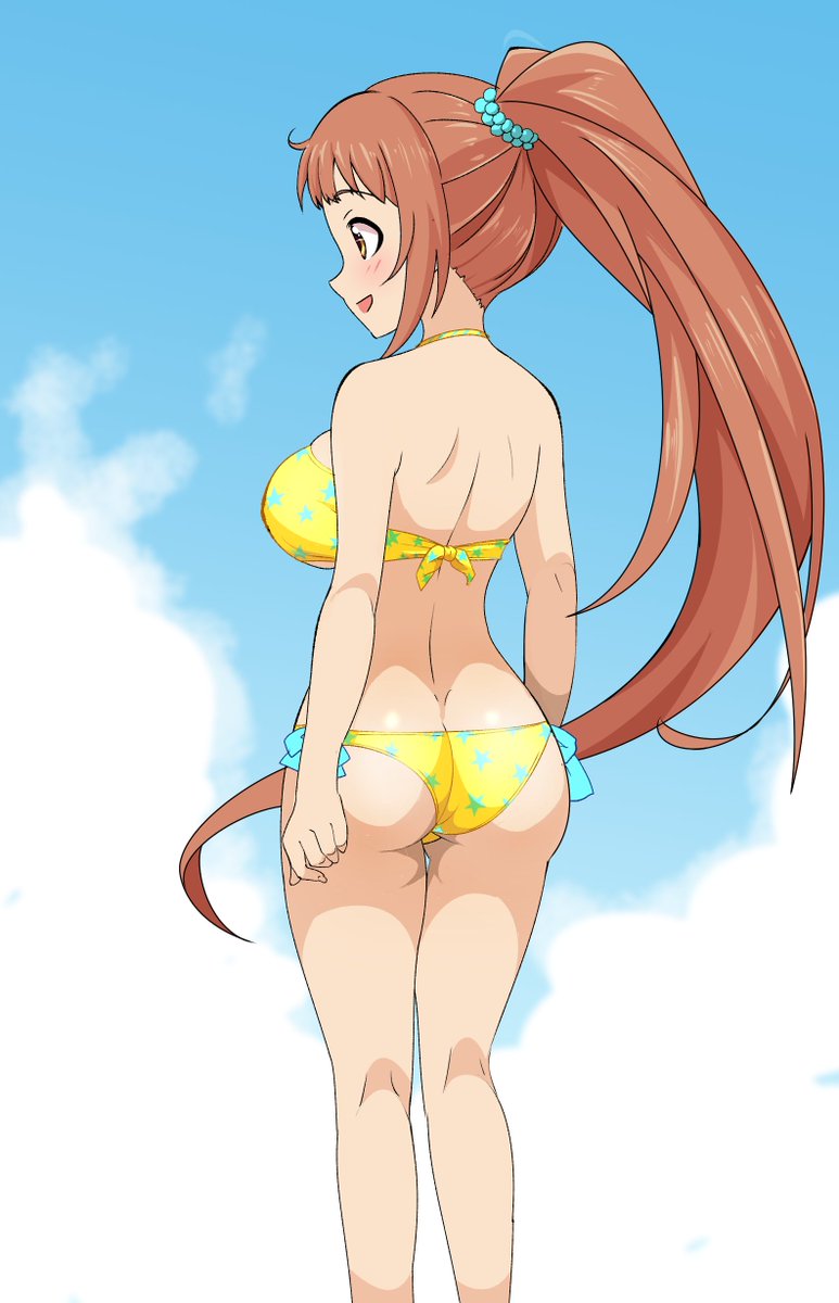 gorohati02's tweet photo. 以前描いた水着智香ちゃんを色々描き直し https://t.co/DY8npMK0jI