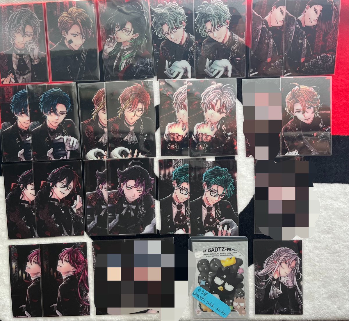 mochi_trhk_kukn's tweet photo. 悪魔執事と黒い猫 あくねこ SSRクリアカード クリカ Black Rose Wedding 黒薔薇 交換
【譲】ベリアン、バスティン、ロノ、ハウレス、フェネス、アモン、ルカス、ラムリ、ナック、ラト、ハナマル、ユーハン、テディ、シロ
【求】ボスキ

検索からでもお気軽にお声掛けください https://t.co/02Z6CWk8aK