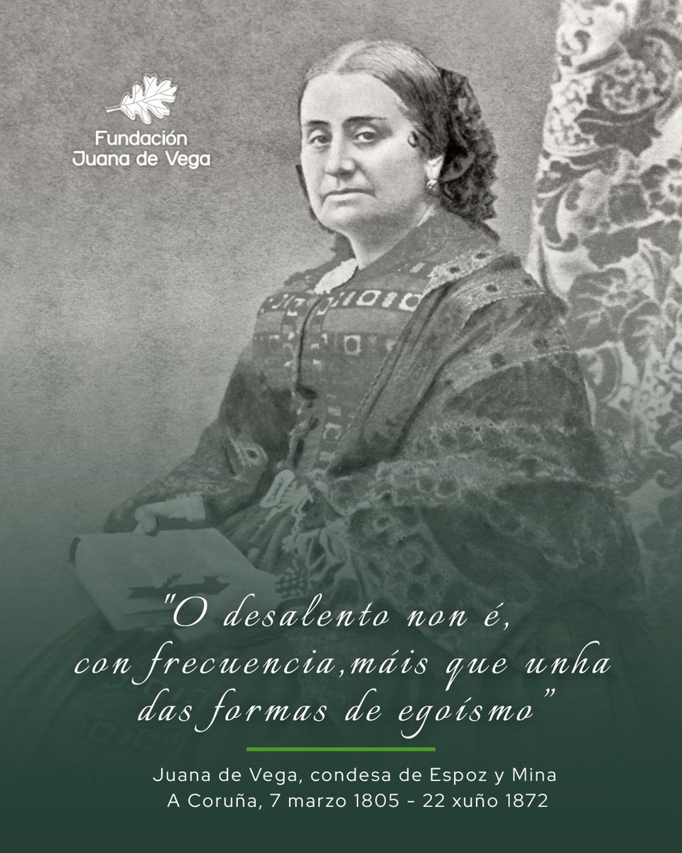 fjuanadevega's tweet photo. 154 anos despois, o legado de Juana de Vega segue vivo. 

Como cada 22 de xuño lembramos a data de constitución da @fjuanadevega e o compromiso que mantemos vivo co territorio, coa sociedade, co futuro de Galicia e co futuro do rural.

📲 Biografía ⤵️
https://t.co/Lqa69NuNmH https://t.co/bRyuKoWy6S