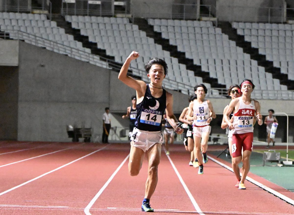 ainwineland's tweet photo. #79西日本IC
10000m

🥇　嘉味本くん（関西学院大学）
🥈　兵頭くん（鹿屋体育大学）
🥉　中山くん（立命館大学）

おめでとうございます㊗️ https://t.co/CZbVSqDje8
