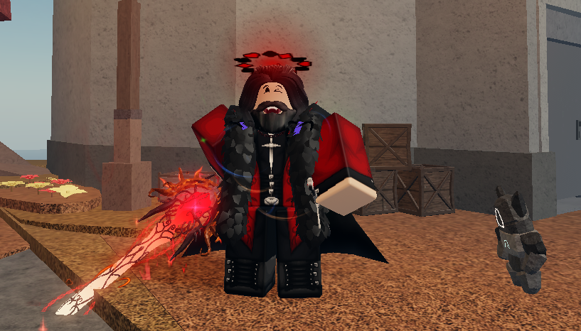 PsyhcoKitty7's tweet photo. @FischOnROBLOX Have always been my main avatar, and when I saw Ruinous Oath, I fell in love with that rod bc it matches so well! https://t.co/87NossoA6X