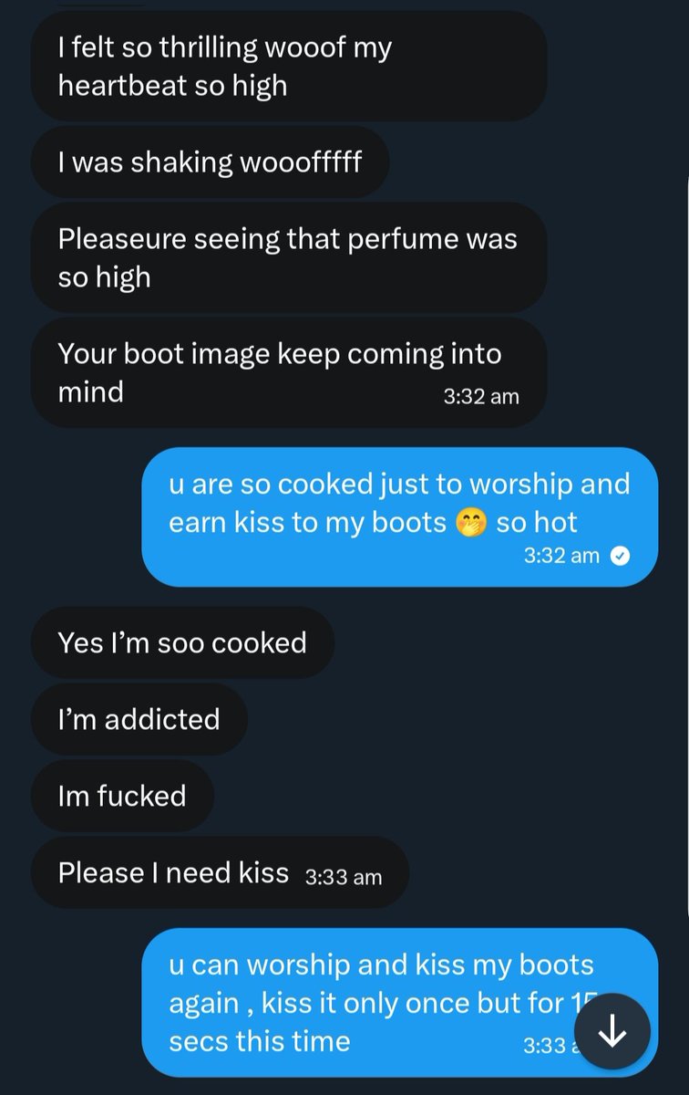 rutuja_kohli's tweet photo. The craze for my boots is unreal lmao 🤭🌀 He can't get enough of them and sends every time just to earn the slightest bit of my attention. https://t.co/yeDo7JWK5I