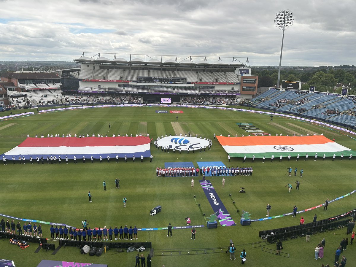 ghosh_annesha's tweet photo. Good fun calling the Headingley #T20WorldCup doubleheader ft. #AUSvBAN & #INDvNED + #SCOvWI with the BBC TMS/ICC Radio team.
โLeadโ-ing at Leeds๐made for an enjoyable & enriching personal first on radio. Grateful for the trust.
@bbctms @tmsproducer @Simon_Mahon @henrymoeranBBC https://t.co/zwcrwh3EKH