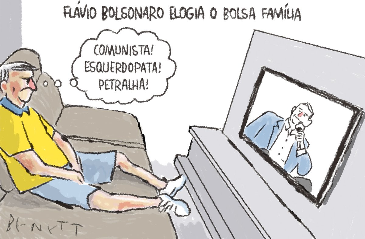 Benett_'s tweet photo. Charge para a @folha https://t.co/lQliCUhMEv