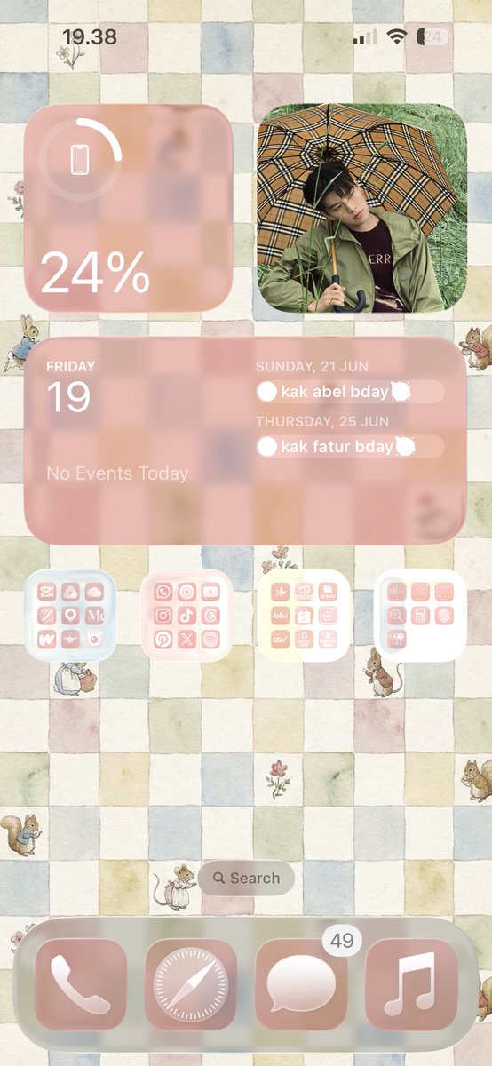 belongstohan's tweet photo. new phone setup :3 https://t.co/UZB5iWMLo5