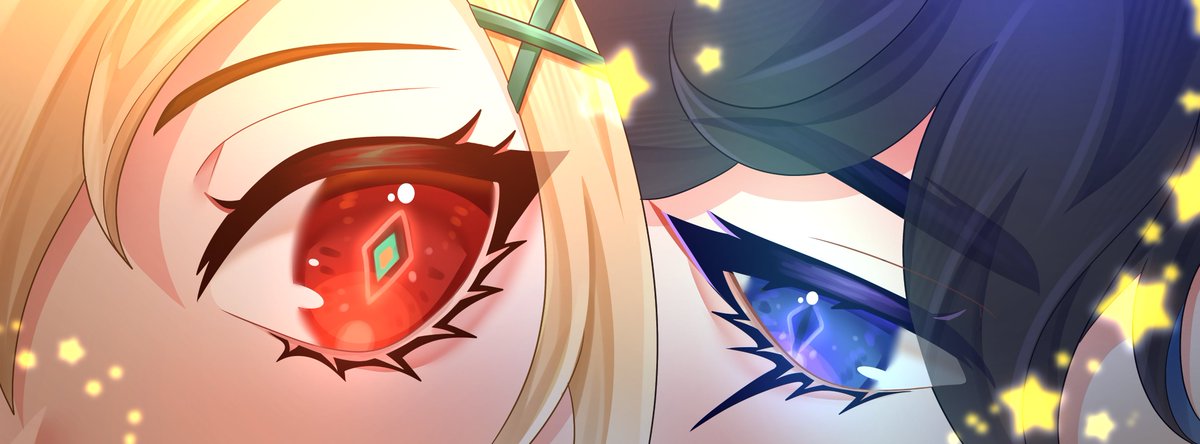 rinikamahawan's tweet photo. applying to https://t.co/kYZzQ5hbMT! 🐰✨ #CommissionsGG 

trying eye banner of my ocship hehe ─=≡Σ(͡> ʖ ͡<) https://t.co/f5KBsZyxli
