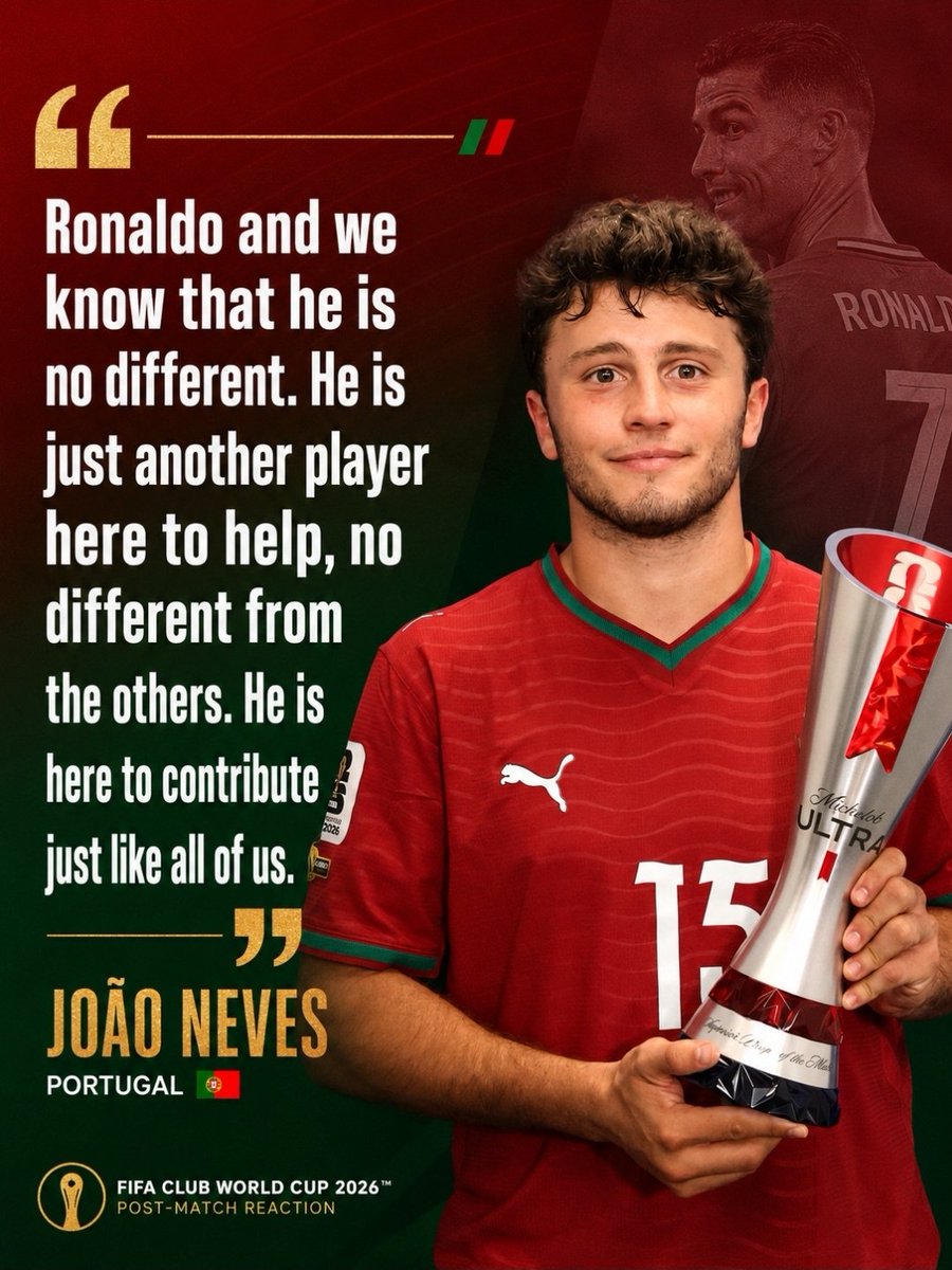 mfc_mrpage's tweet photo. Ronaldo fans are just bunch of people with zero ball knowledge.

Joao Neves said what many fans are afraid to admit, football is bigger than any individual and there literally nothing wrong with that. https://t.co/NTXbmGUqVA
