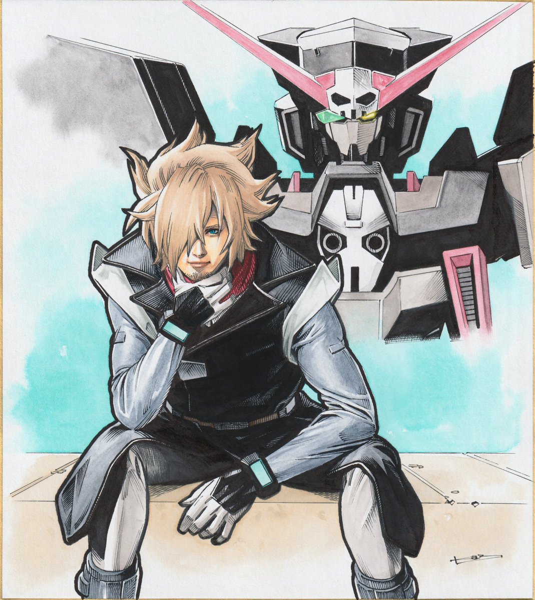 toweling3's tweet photo. Thanks for the commission!

#ガンダム色紙 https://t.co/NikSL0PXFy