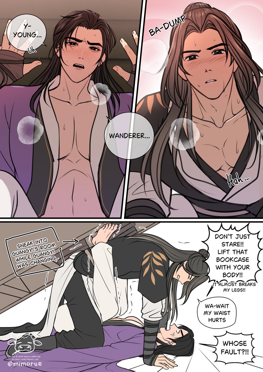 mimorue's tweet photo. Young Master (少东家) x Zhao Guangyi (赵光义)

Don't peek at someone changing clothes 🫵🫵
#主晋 https://t.co/FtA07JkTod