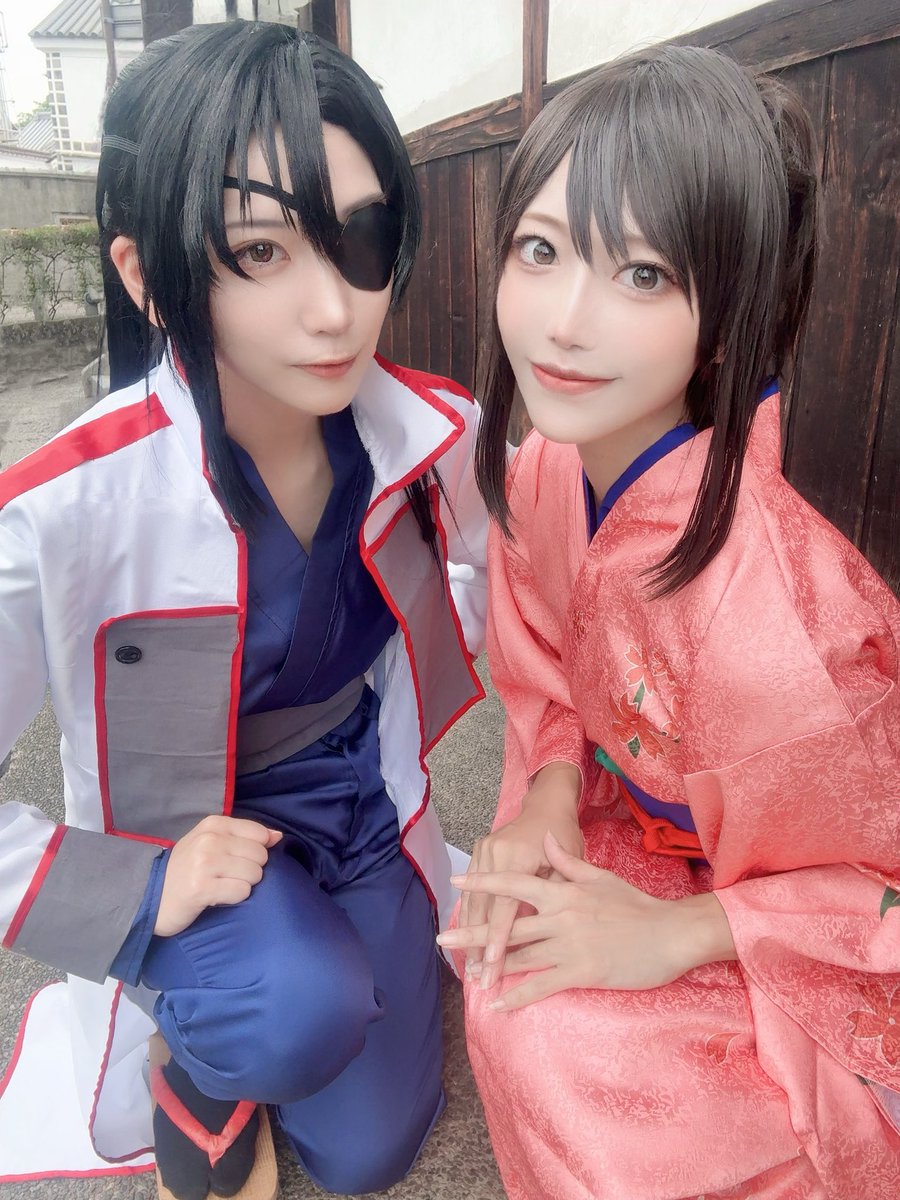 m_a_y_cos's tweet photo. cos 銀魂
柳生九兵衛 志村妙

#初夏のかぶき町併せ0614 https://t.co/ktR2agpOYN