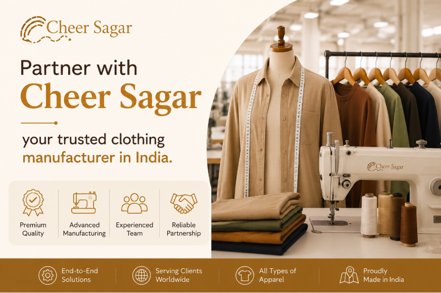 cheersagar's tweet photo. Looking for a trusted clothing manufacturing partner?
Partner with Cheer Sagar – your trusted clothing manufacturer in India.
#Manufacturer #clothingmanufacturer  #womenswear #kidswear #retail #wholesale #europe #spain #uruguay #argentina  #unitedkingdom
https://t.co/M0FGqEt7sB https://t.co/EEzpmrSpzg
